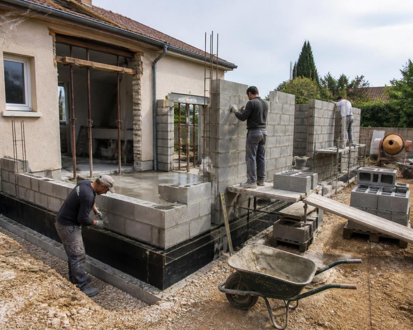 découvrez s'il est nécessaire de faire appel à des artisans différents pour le soubassement et l'élévation lors d'une extension de bâtiment, et obtenez des conseils pour bien choisir vos professionnels.