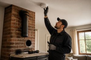 découvrez si un contrôle au détecteur de fumée est obligatoire après des travaux sur un conduit de cheminée, afin d'assurer la sécurité et la conformité de votre installation.