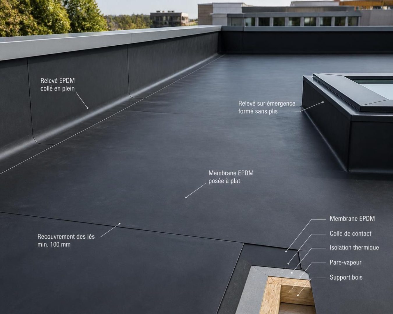 découvrez comment identifier un artisan expert en pose de membrane epdm sur toit plat pour garantir une installation durable et étanche.