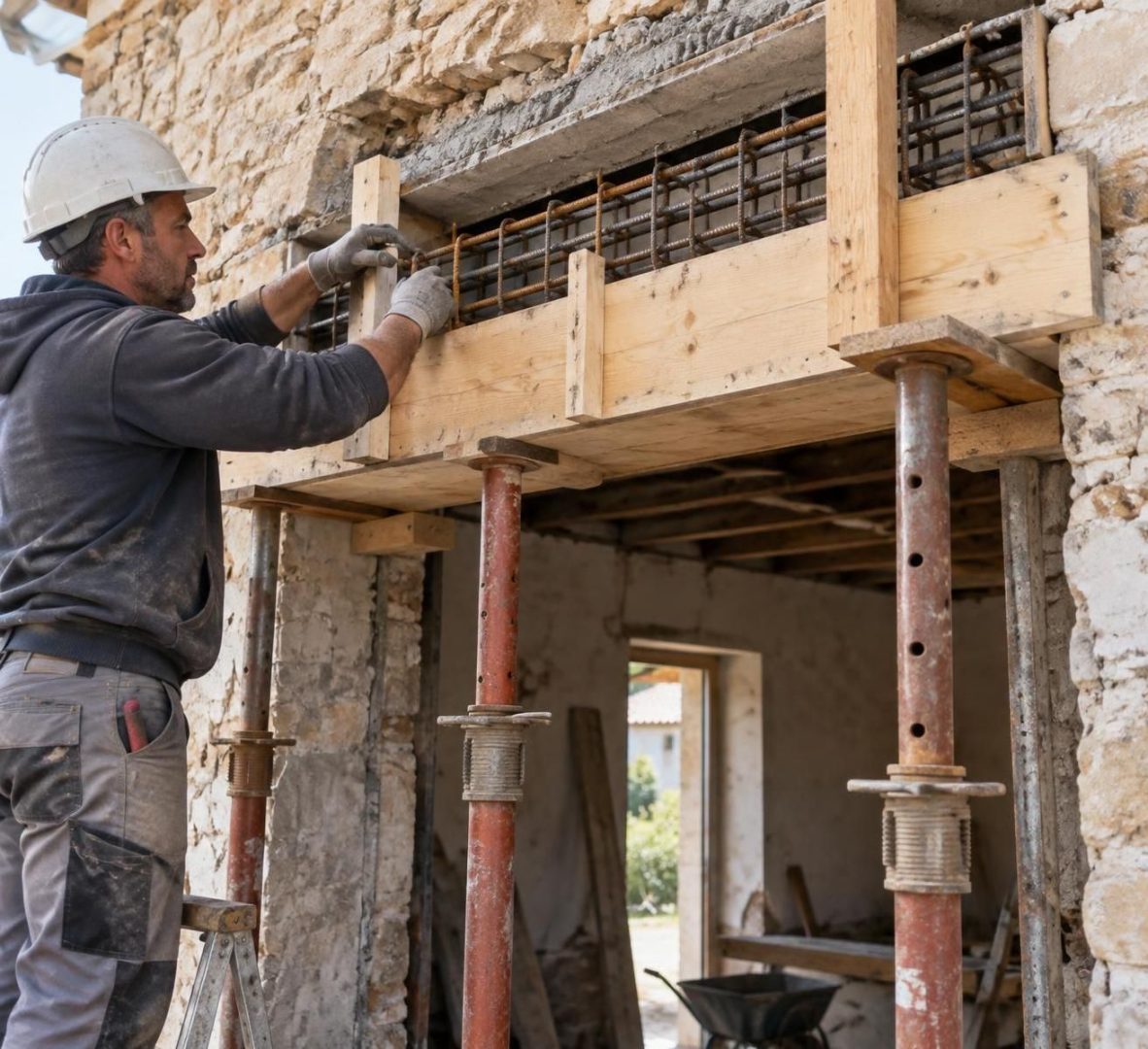 découvrez les critères pour vérifier les compétences d’un maçon avant de lui confier le coulage d’un linteau en béton armé : expérience, assurances et références.