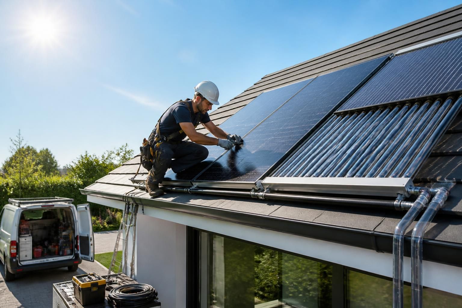 découvrez pourquoi il est important de faire appel à un artisan certifié pour l'installation de panneaux solaires hybrides eau/électricité, garantissant sécurité et performance optimale.