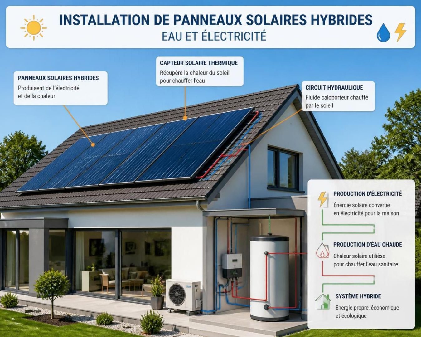 découvrez pourquoi il est important de faire appel à un artisan certifié pour l'installation de panneaux solaires hybrides eau/électricité et garantir la qualité et la sécurité de vos équipements.