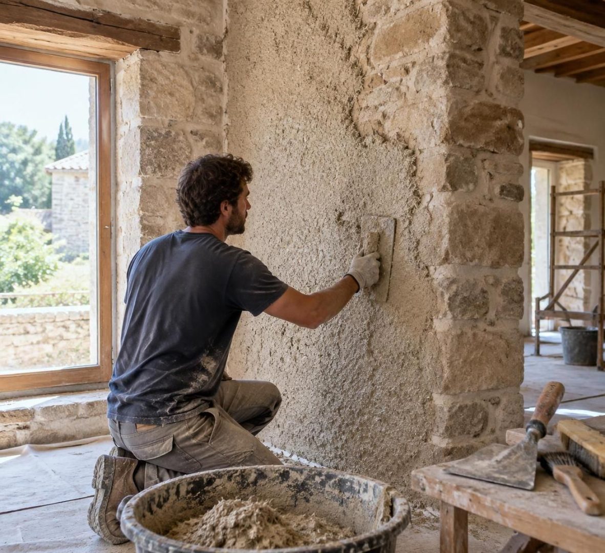 découvrez pourquoi faire appel à un artisan spécialisé peut garantir la réussite d’un enduit chaux-chanvre en rénovation, du choix des matériaux à la pose.